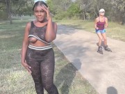 Preview 4 of Flashing then getting completely naked at a public park