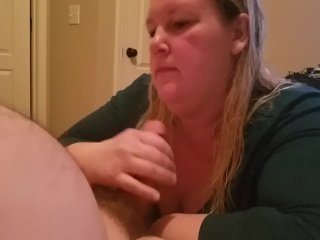 Bbw HasMultiple Orgasms on Sybian While GivingHead