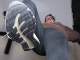 Giantess degrading with feet and Vore