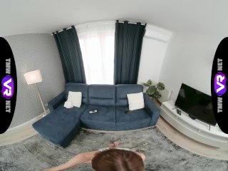 TmwVRnet - Molly Devon - Hottie jumps on her lad’s friend