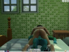 The Sims 4 Mr and Mrs. Irving Wolf Consummating The Union
