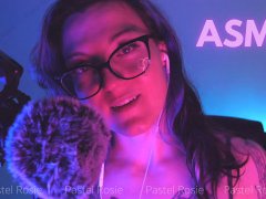 SFW ASMR Brain Massage and Whisper Rambles - PASTEL ROSIE Amateur Nerdy Egirl - Sexy Fansly Model