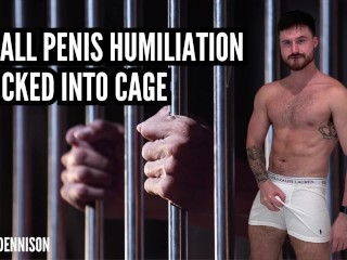 Humiliation De Petit Pénis Trompé Dans La Cage