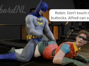 Preview 2 of Batman fuck the big ass of Robin for first time 3D video | Batporn #1