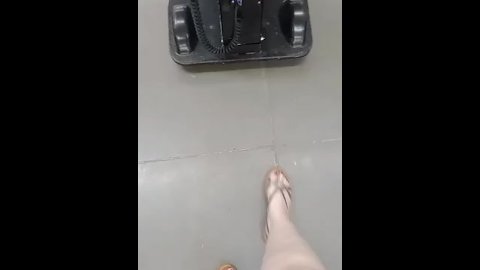 Andando no Walmart, fetiche por pés