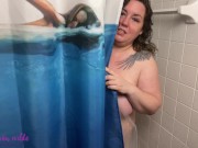 Preview 1 of Stepmom showers, shaves legs, pees, gives you jerk off instructions