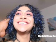 Preview 2 of slim thick curly rican has an ass on her jay bangher ready