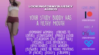 ASMR | Tu estudio Buddy tiene una boca sucia