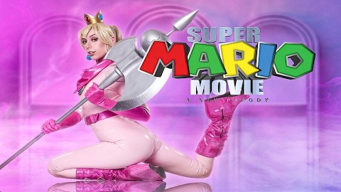 Kay adorable comme Princess Peach baise dans XXX SUPER MARIO BROS VR Porno