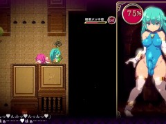 【H GAME】魔導士カナデのふたなりダンジョン♡ドットエロアニメ Part① - Screenshot 13 of 16 - 巨乳