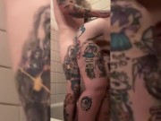 Preview 4 of raw fuck in the shower cum tasting