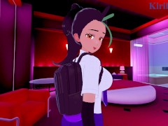 Nemona (Nemo) and I have intense sex at a love hotel. - Pokémon POV Hentai - Screenshot 1 of 16 - 無修正