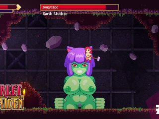 scarlet maiden, big boobs, sex game, 60fps