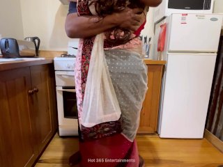 Indian Couple Have Loud Soft Sex in the Kitchen - Wife Kissed, SareeLifted Up,Anal Fuck, Ass_Spank