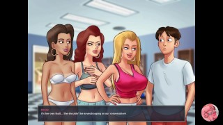 Summertime saga #52 - Entering the women's changing room - Gameplay