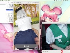 一緒にコスプレイヤーとHな動画を見る（東方_妖夢_体操服ブルマ） - Screenshot 3 of 16 - コスプレイヤー