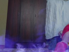 Red Dressed Sexy Femboy Slut White BBW Sissy Boy Amateur Homemade Model