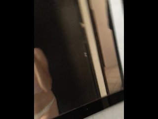 My best friend sends me a hot video in the bathroom