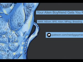 Your Alien Boyfriend Gets You Pregnant!  Erotic Audio For Men