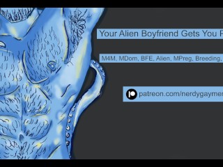 Your Alien Boyfriend Gets you Pregnant! | Erotic Audio for Men