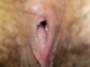Preview 6 of Hairy Pussy muscles contractions Close Up ASMR