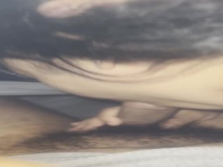 Lightskin milf sucking dick in car while raining 🌧️💦💦