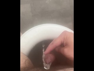 Pissing on the toilet seat