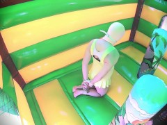 Selfbondage in a Bouncy Castle - Screenshot 8 of 16 - Selfbondage