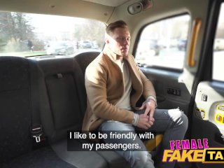Female Fake Taxi Perverted female driver shows her tits and pussy and spreads her legs screenshot number 1