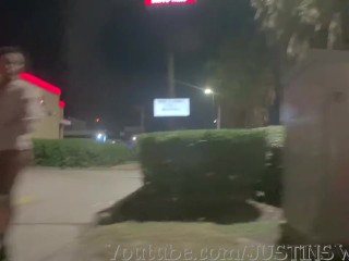 ポンプはヒューストンの有名なビスネットストリートで覆面になります**生の映像**