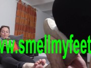 Preview 2 of russian mistress foot sniffing