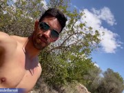Preview 1 of Very risky naked challenge! Walking fully naked on the woodsl. i left all my clothes