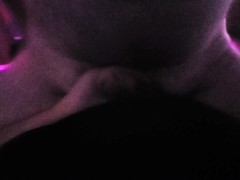 Played with my tiny cock to help me cum for riding like a good anal slave