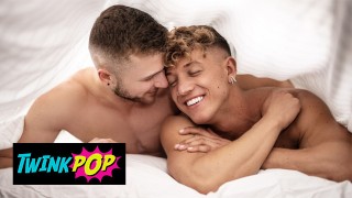 TWINKPOP Devy Starts Taking Sexy Pictures Of Felix Fox Under The Bedsheet