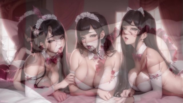 Sexy Hentai Lesbian Maids, HMV