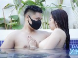 DADDY Z - Hot japonesa Pinay Chick Kycee follada por el coño en la piscina