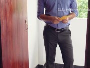 Preview 1 of ලියුම් බෙදද්දි සෙට්උන ඇන්ටි පාර Sri Lankan Aunty fuck with young Postmen after delivery letter