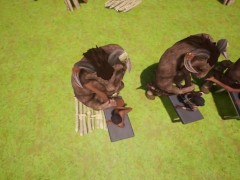 Group furry sex on the table with furry minotaurs | 3D Porn Wild Life