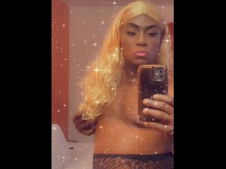 Sexy Submissive Black Crossdressing sissy