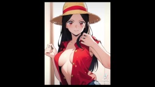 Cosplay de luffy chica sexy