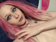 Preview 3 of Sexy emo teen shows skinny body see more on onlyfans Petiteandsweet69