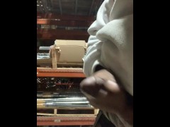 Stroking A Nut At Work!