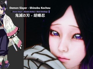 Demon Slayer - Shinobu Kochou × Black Kousen - Lite-versie