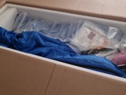 Preview 1 of Unboxing of super realistic silicone sex doll