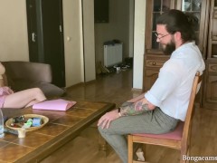 Похотливая студентка совратила женатого репетитора(with subs) 2/16