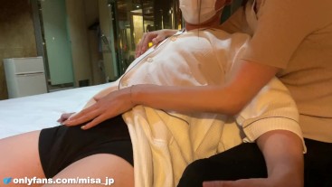 アナルバイブ着衣プレイ  服の上から乳首とちんぽサワサワ♡ アナルバイブも入ってるよ。  撮られてんの興奮してんの？ww ちんぽ撫でるだけでやばいの？