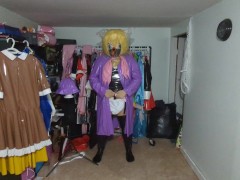 Kigurumi Cosplay PVC Raincoat and Dress Breathplay