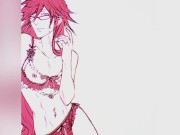 Preview 4 of Grell Sutcliff Moans To Your Kisses and Pleasure