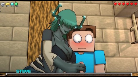 Minecraft Horny Craft - Part 42 Foot And Handjob! By LoveSkySanHentai