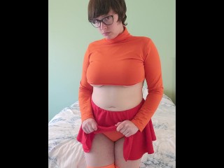 Velma Cosplay Roleplay Stripping